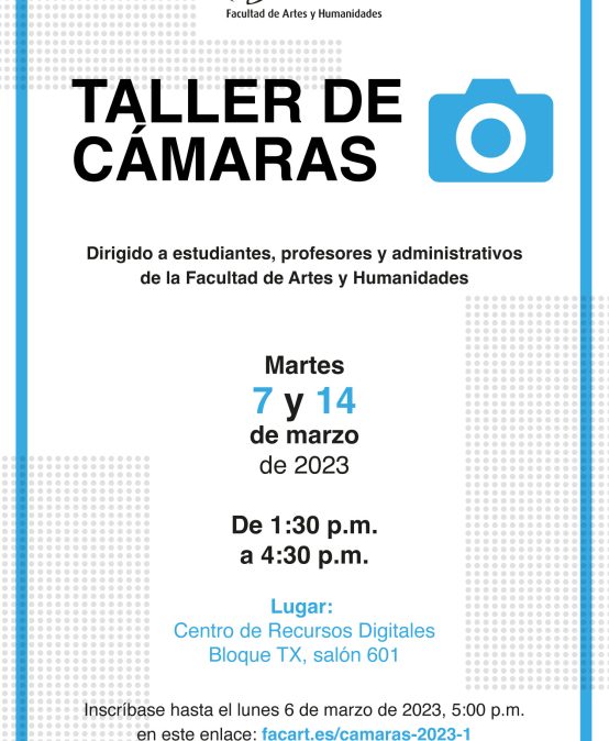 Taller de manejo de cámaras (2023-1)