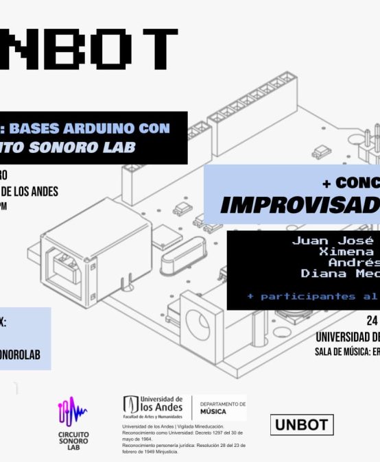 Taller bases Arduino con Circuito Sonoro Lab y Unbot