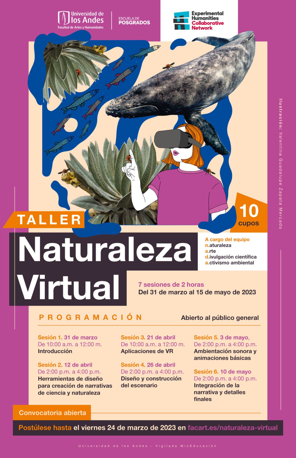 Inscripciones abiertas. Postúlese hasta el viernes 24 de marzo.