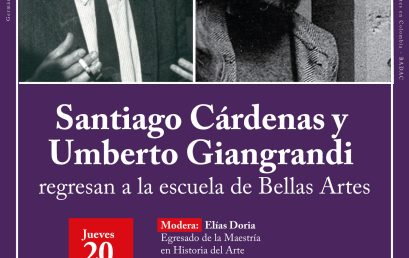 Santiago Cárdenas y Umberto Giangrandi regresan a la Escuela de Bellas Artes