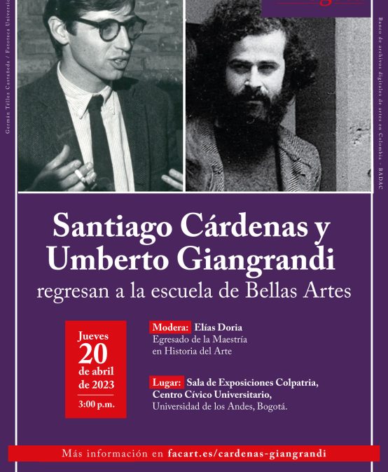 Santiago Cárdenas y Umberto Giangrandi regresan a la Escuela de Bellas Artes