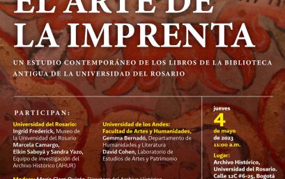 Conversatorio e inauguración de la exposición: El arte de la imprenta