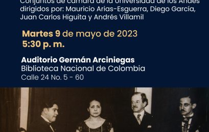 Conjuntos de ‘Música de cámara Uniandes’ en la Biblioteca Nacional