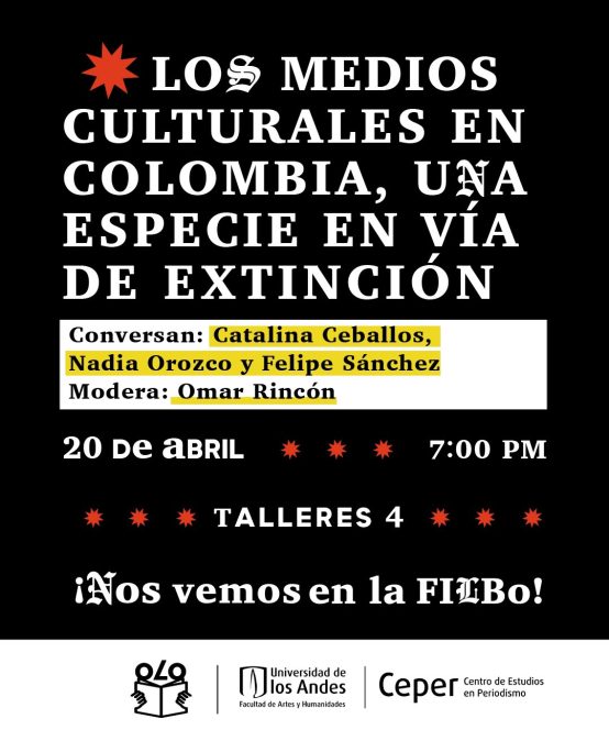 Los medios culturales en Colombia, una especie en vía de extinción