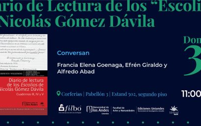 Presentación del libro: Diario de lectura de los «Escolios de Nicolás Gómez Dávila