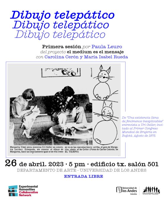 Dibujo telepático con Paula Leuro