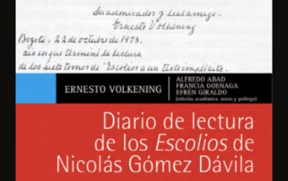Diario de lectura de los Escolios de Nicolás Gómez Dávila. Volumen II: cuadernos III, IV y V