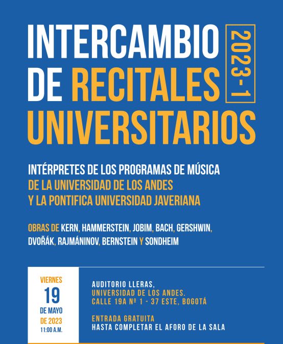 Intercambio de Recitales Universitario 2023-1