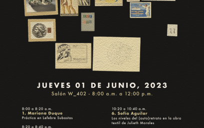 Presentación de las monografías y las prácticas de grado 20231 de Historia del Arte