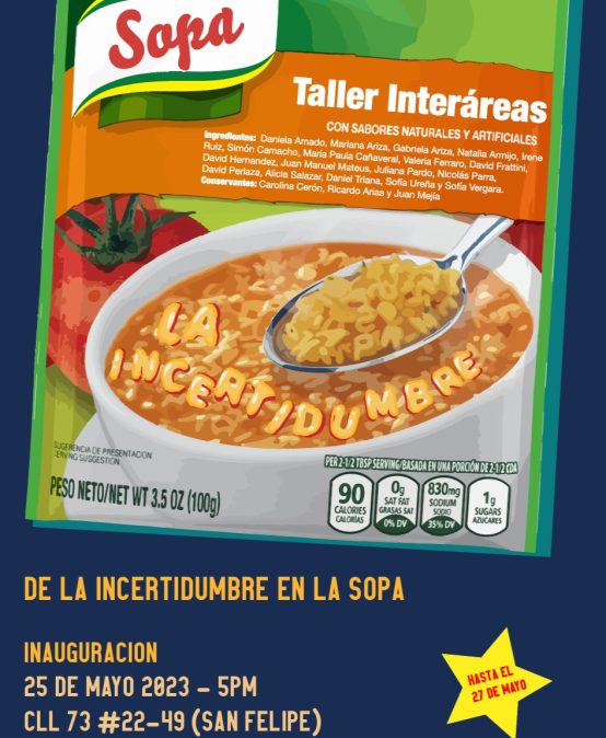 La incertidumbre en la sopa – Exposición final Taller Interareas 2023-1