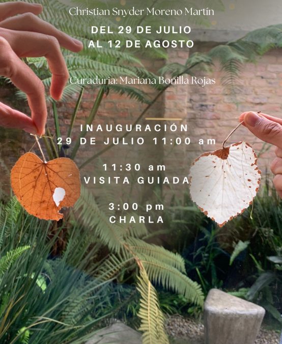 La cuna de la vida, exposición de Christian Snyder Moreno Martín