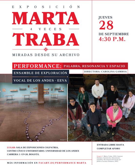 Performance: En cualquier lugar: palabra, resonancia y espacio. Con el Ensamble EEVA