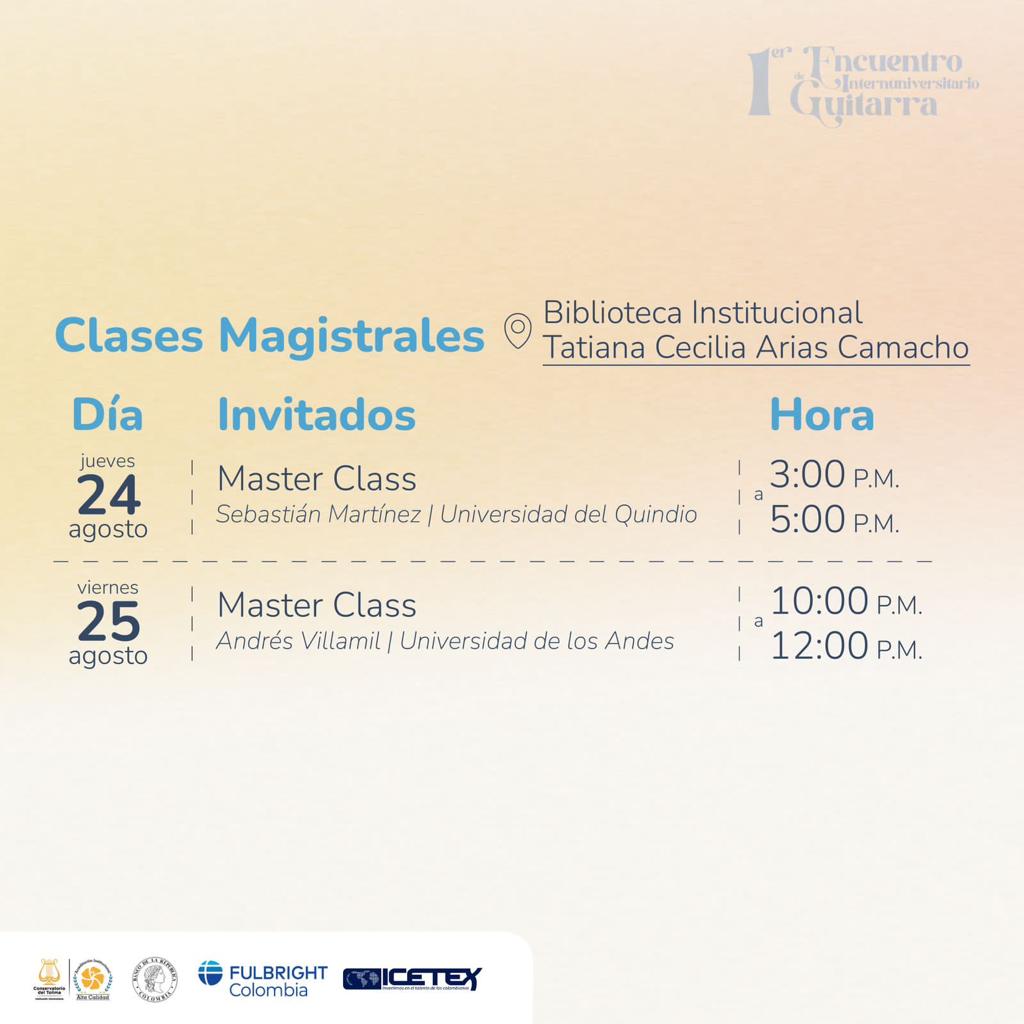 Primer Encuentro Interuniversitario de Guitarra 2023