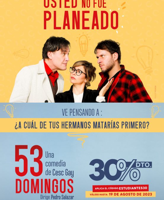 53 domingos de Cesc Gay. Dirige Pedro Salazar