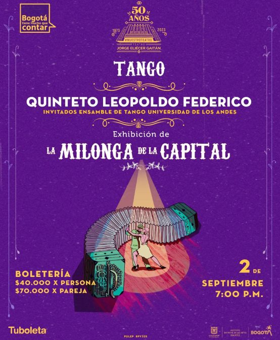 Milonga con el Quinteto Leopoldo Federico