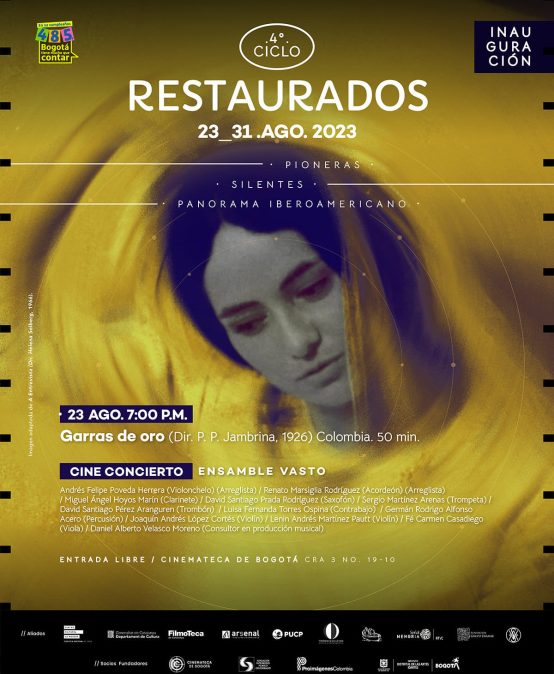 Cine concierto | Ensamble Vasto presenta: Garras de oro