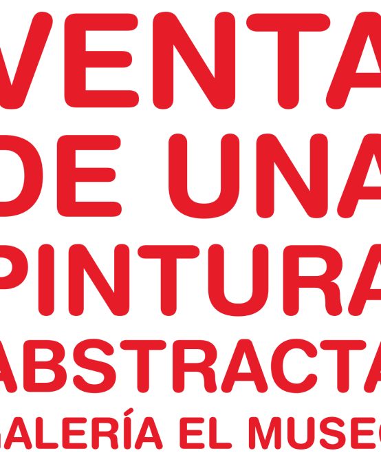 Venta de una pintura abstracta, exposición de Lucas Ospina