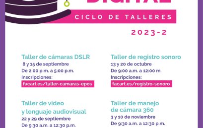 Ciclo de talleres Laboratorio Digital – Taller de manejo cámara 360