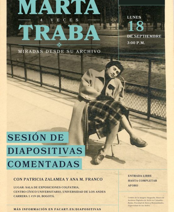 Sesión de diapositivas comentadas con Patricia Zalamea y Ana M. Franco