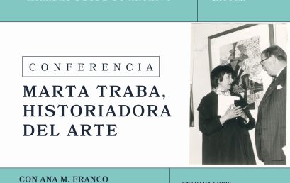 Marta Traba, historiadora del arte, con Ana M. Franco