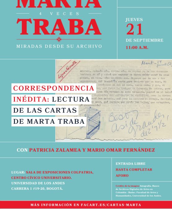 Correspondencia inedita: lectura de las cartas de Marta Traba