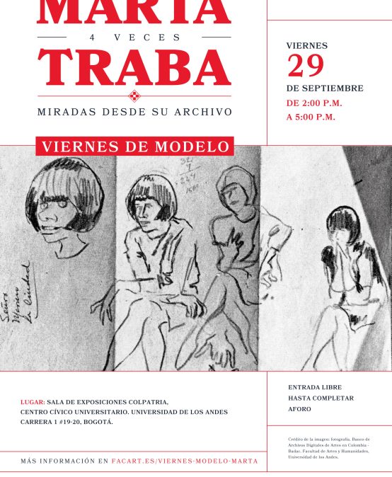 Viernes de modelo en Marta Traba 4 veces, miradas desde su archivo – 29 de septiembre