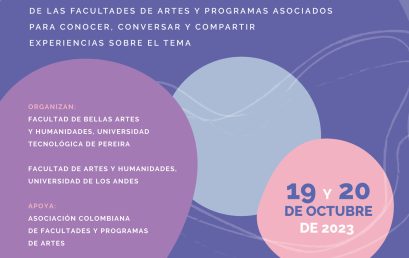 Pedagogías de las artes
