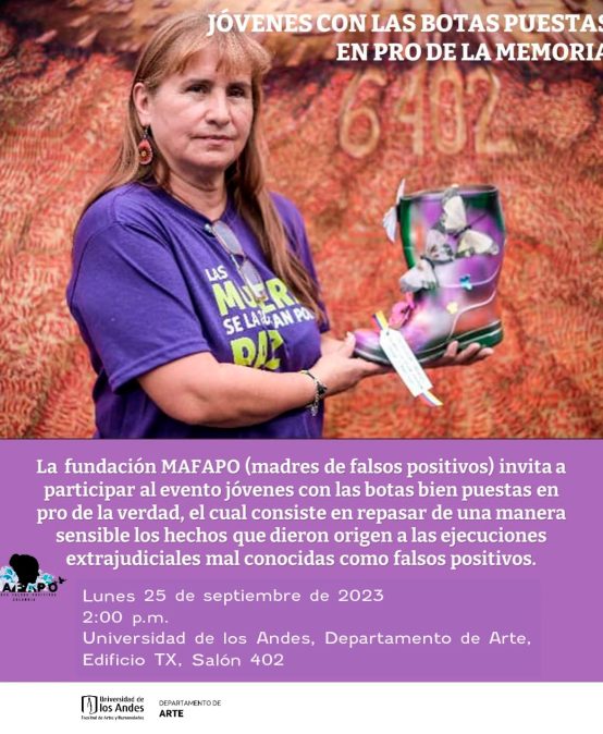 Jóvenes con las botas puestas en pro de la memoria