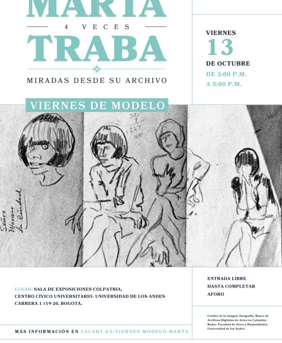 Viernes de modelo en Marta Traba 4 veces, miradas desde su archivo – 13 de octubre