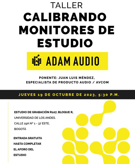 Taller: Calibrando monitores de estudio