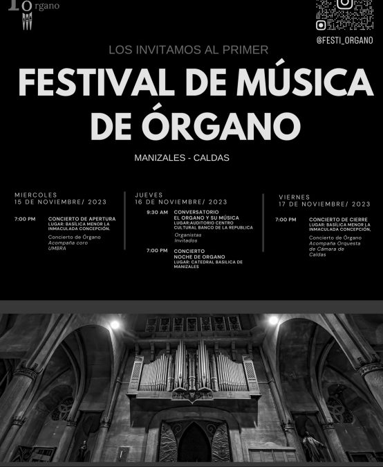 Karol Muñoz participará en el Festival Nacional de Música de Órgano 2023