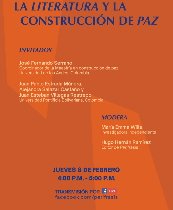 Conversatorio: ‘La literatura y la construcción de paz’