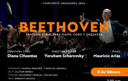 Mauricio Arias-Esguerra, solista en el concierto inaugural de la Orquesta Sinfónica Nacional de Colombia en 2024
