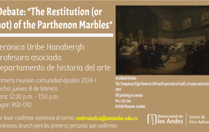 Debate: «The Restitution (or not) of the Parthenon Marbles»