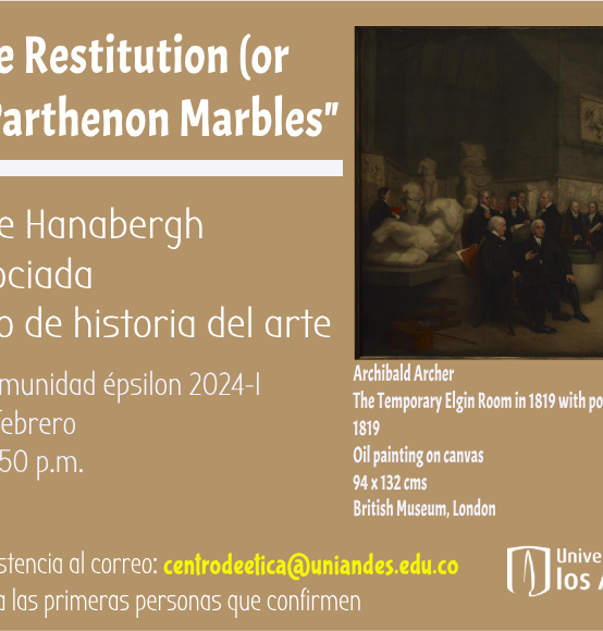 Debate: «The Restitution (or not) of the Parthenon Marbles»