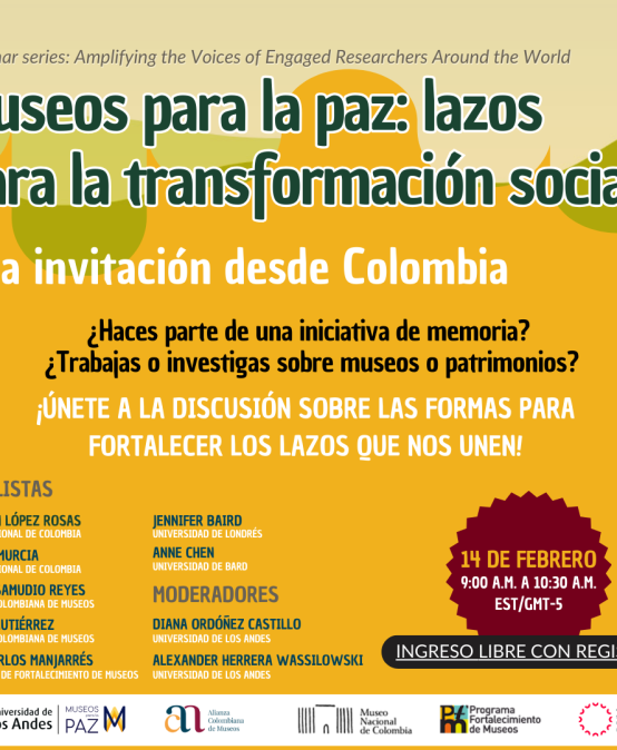 Webinar: Museos para la paz: lazos para la transformación social