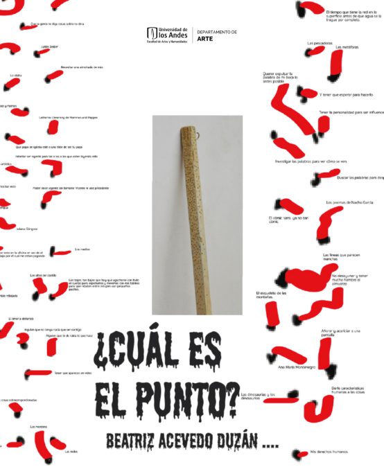 ¿Cuál es el punto? – Beatriz Acevedo en La Vitrina