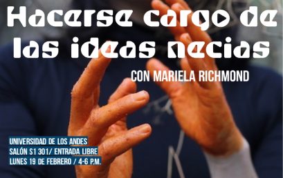 Dos charlas abiertas con Mariela Richmond