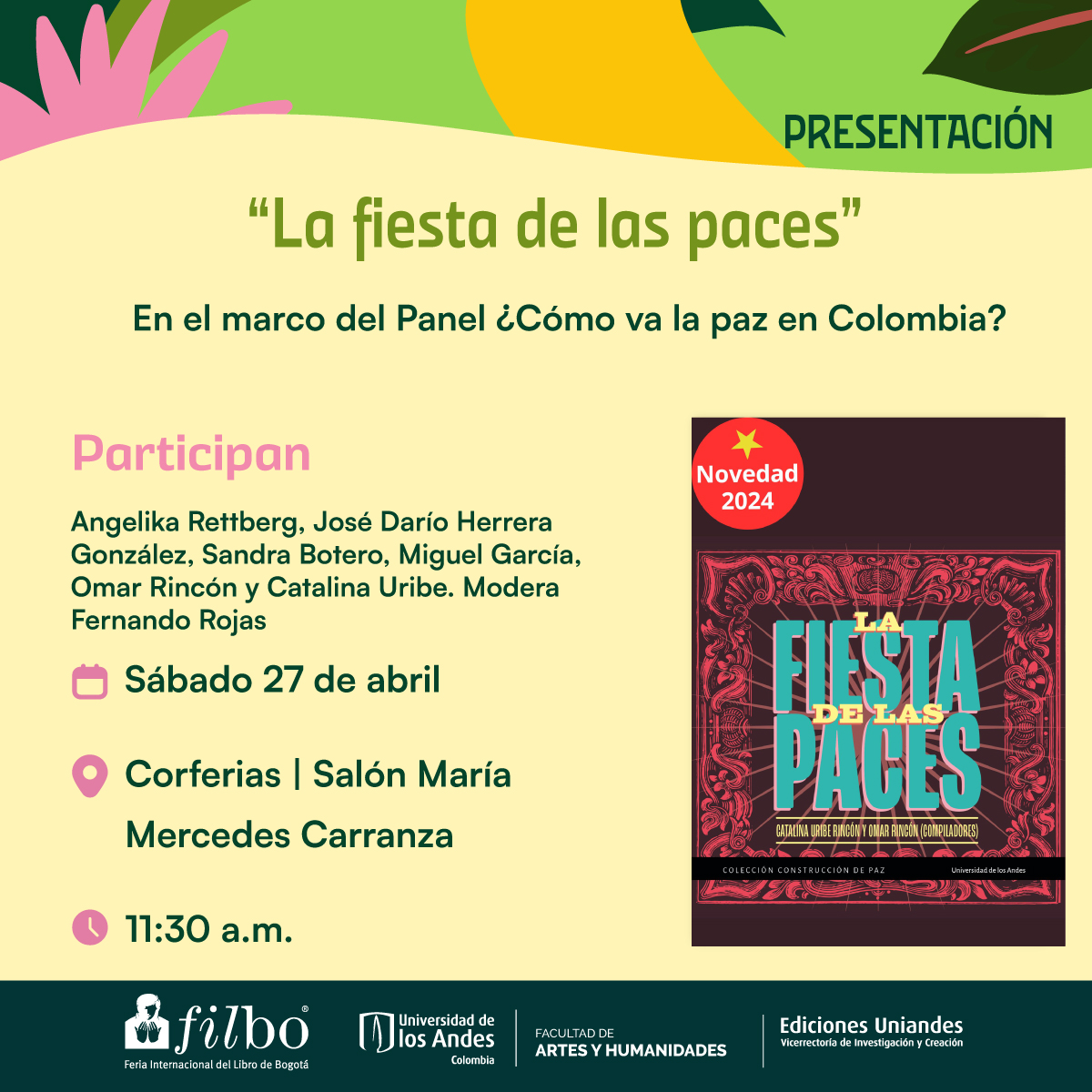 Sábado 27 de abril | 11:30 a.m.