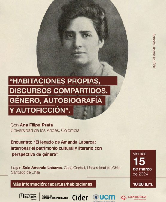 Ana Prata participa en el Encuentro: «El legado de interrogar el patrimonio cultural y literario con perspectiva de género»