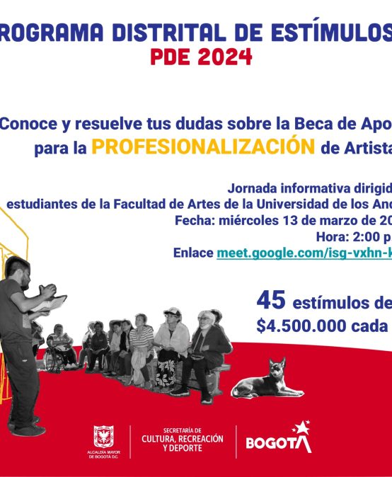 Jornada informativa: Beca de Apoyo para la profesionalización de Artistas 2024