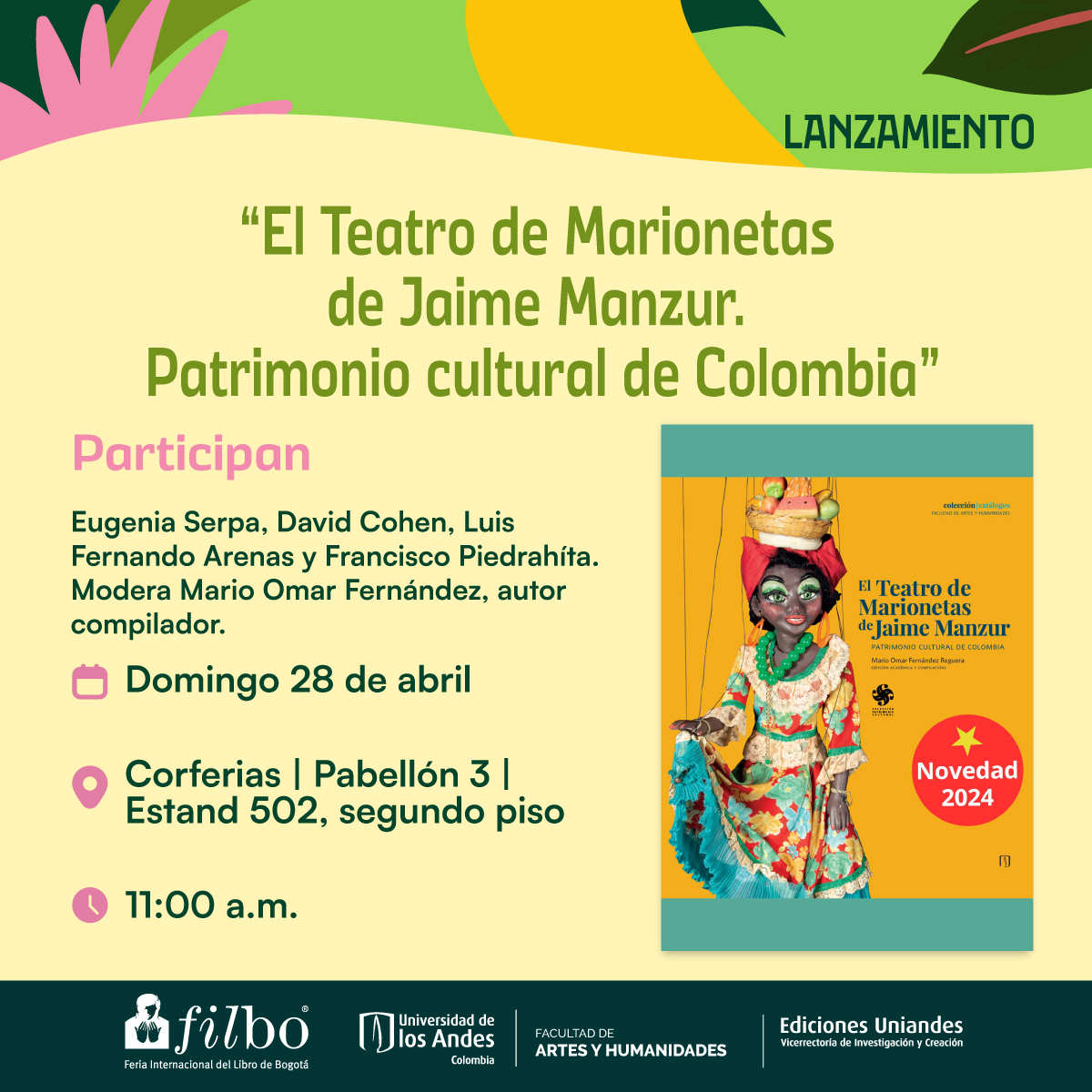 Domingo 28 de abril | 11:00 a.m.