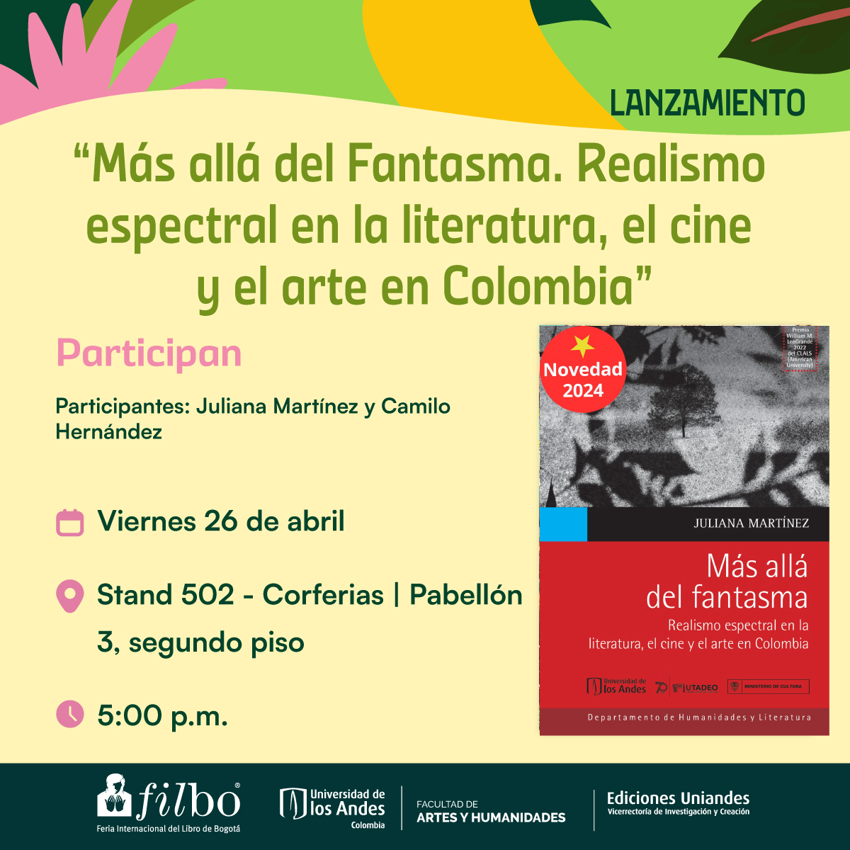 Viernes 26 de abril | 5:00 p.m.