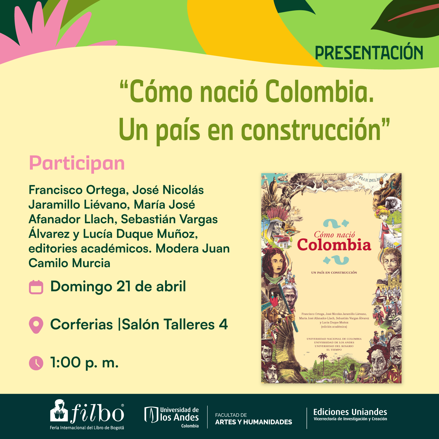 Domingo 21 de abril | 1:00 p.m.