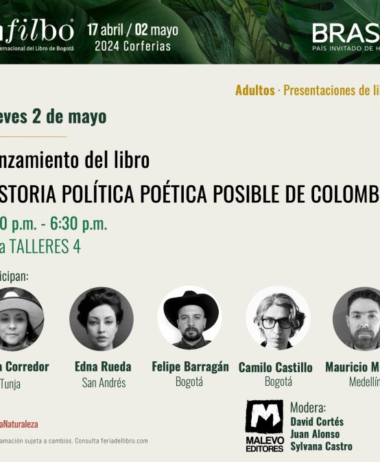 Lanzamiento libro «Historia política poética posible de Colombia»