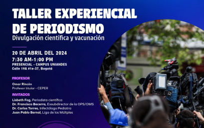 Taller experiencial de periodismo. divulgación científica y vacunación