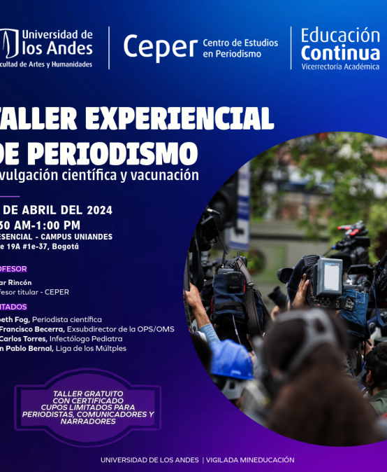Taller experiencial de periodismo. divulgación científica y vacunación