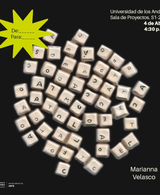 Exposición: DE: ________ PARA:__________, de Marianna Velasco en la Sala de Proyectos