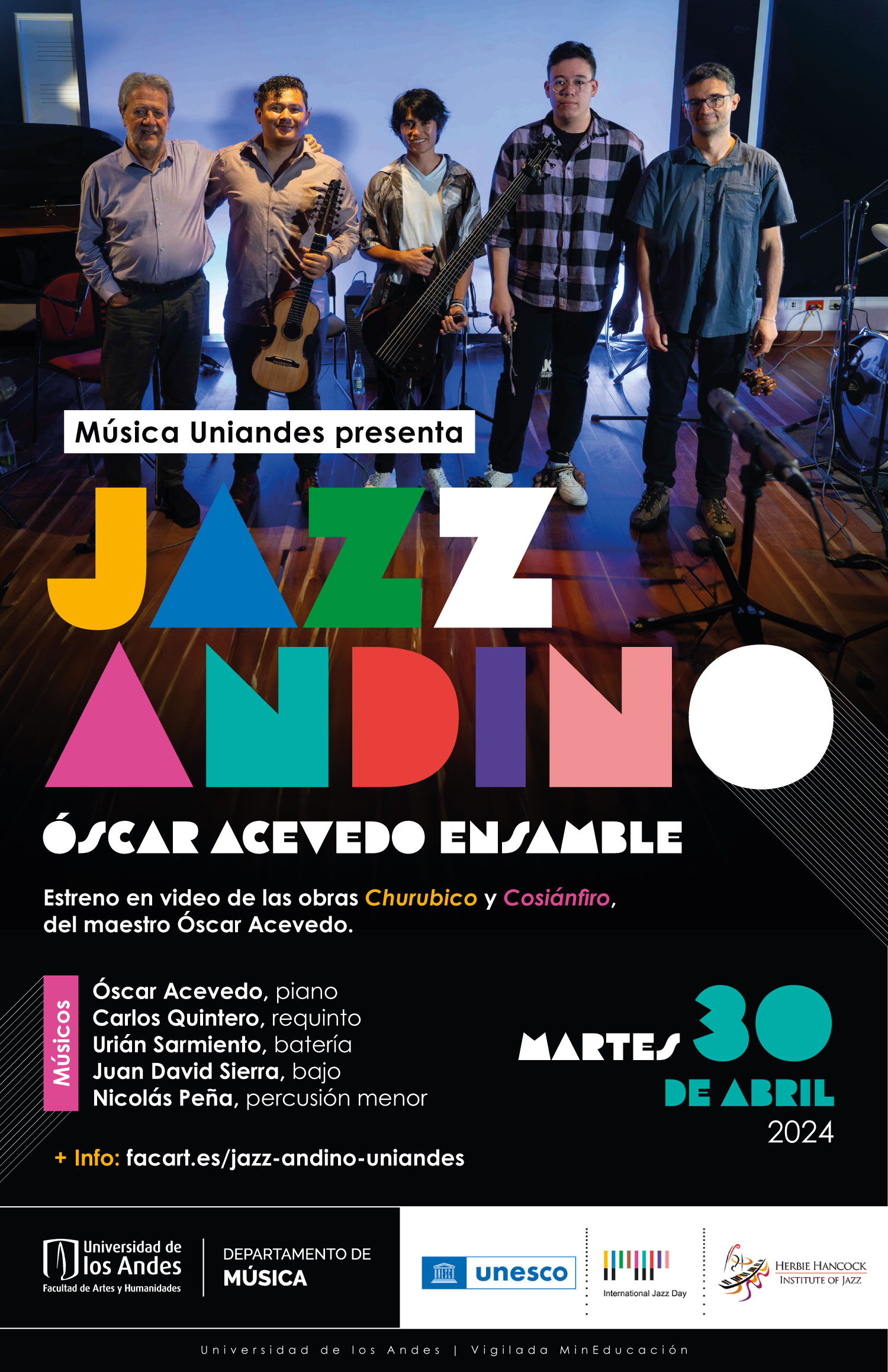 Música Uniandes presenta: Jazz Andino