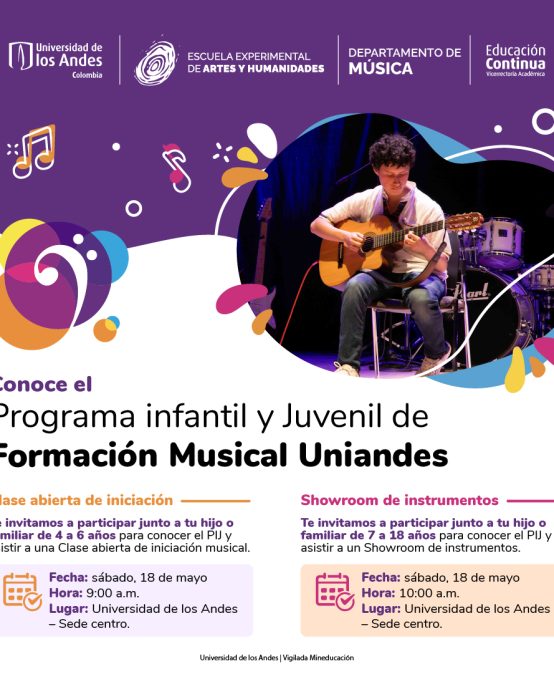 Conozca el Programa Infantil y Juvenil de Formación Musical – 2024-2